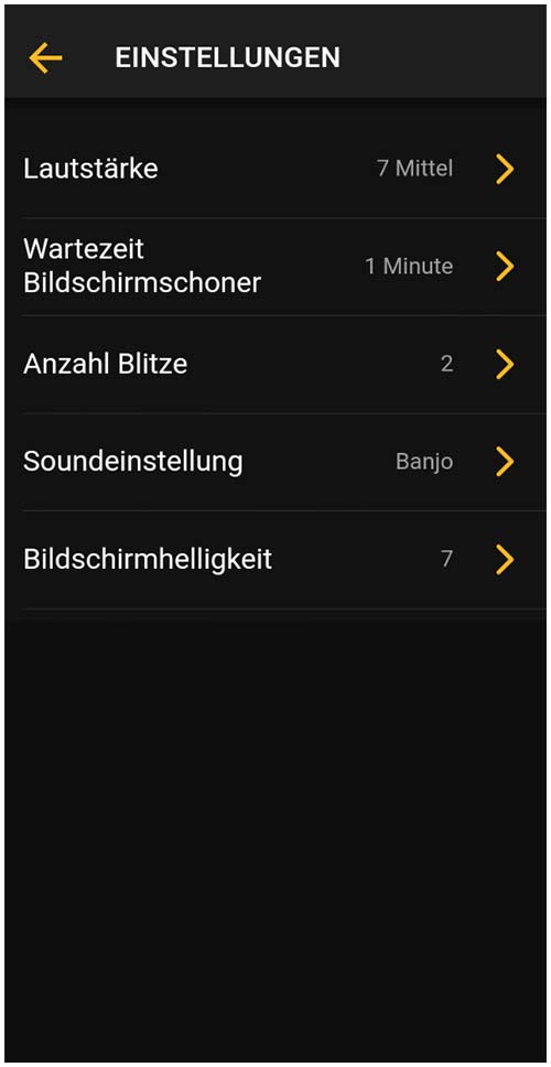Blitz- und Tonsignal